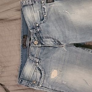 Silver capris